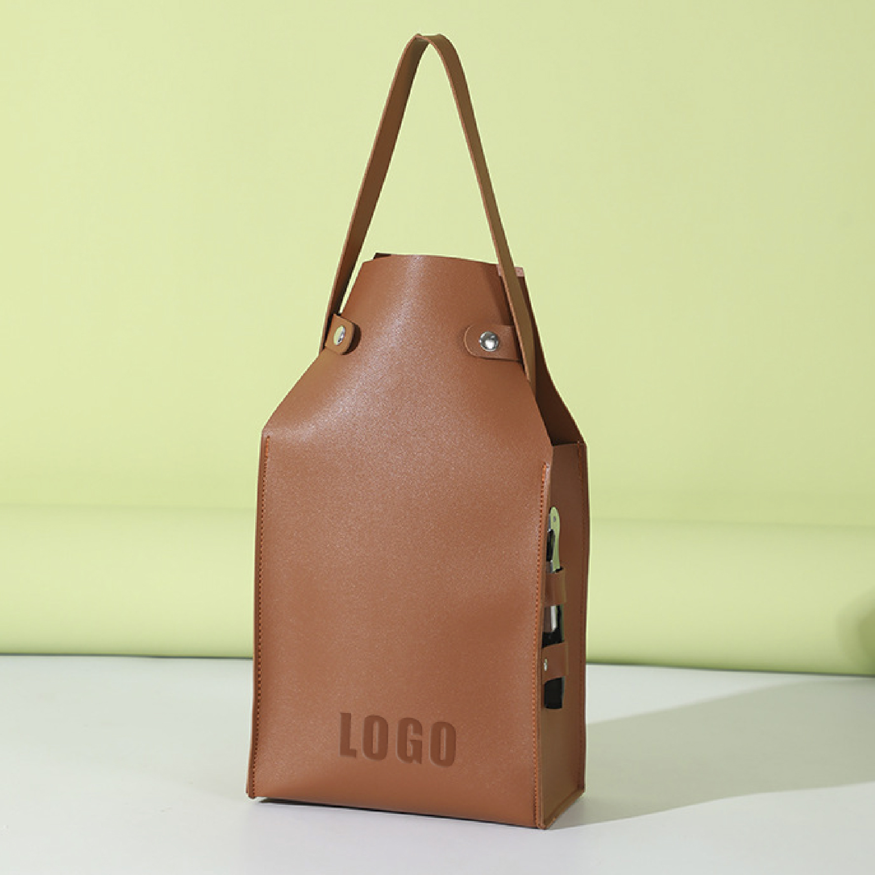 皮質高端紅酒禮盒