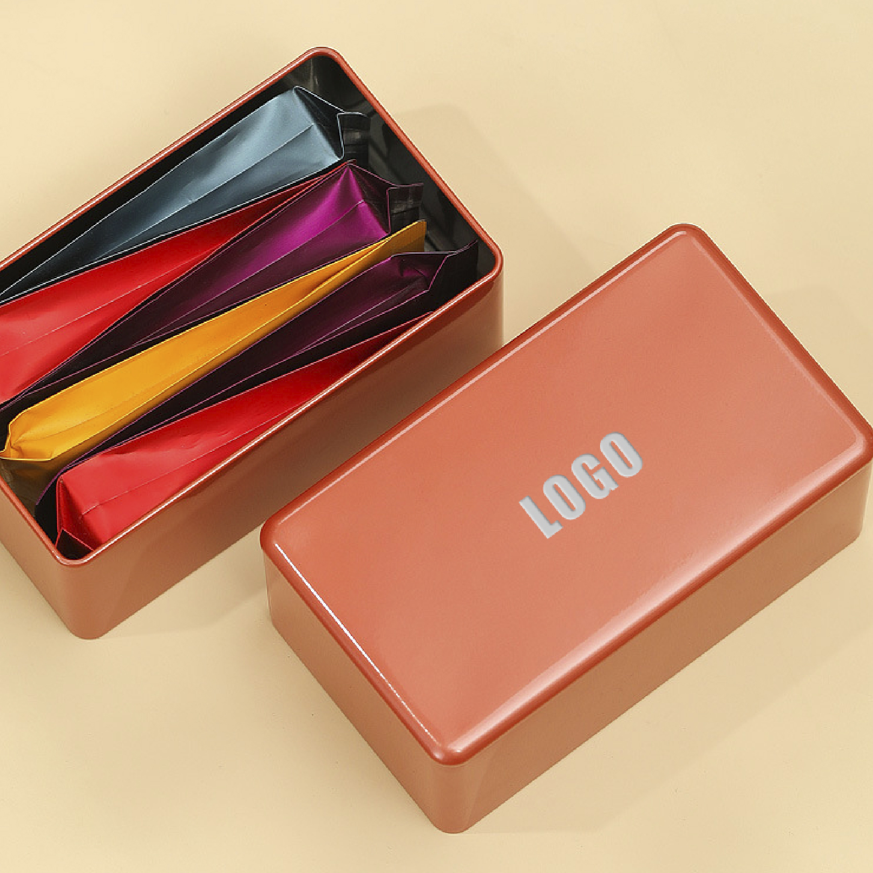 純色二兩茶葉罐