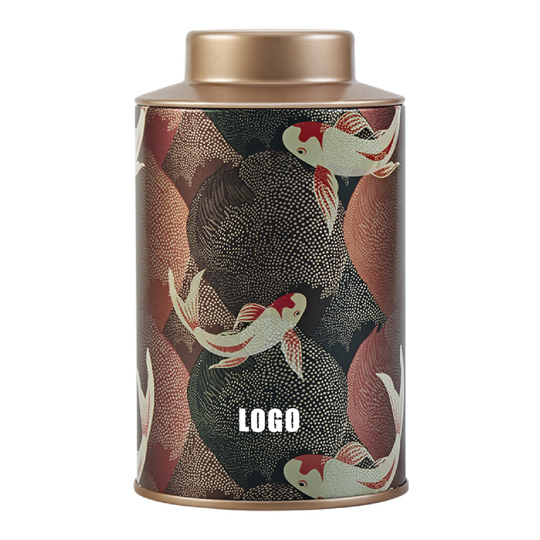 雅韻圓形茶葉罐