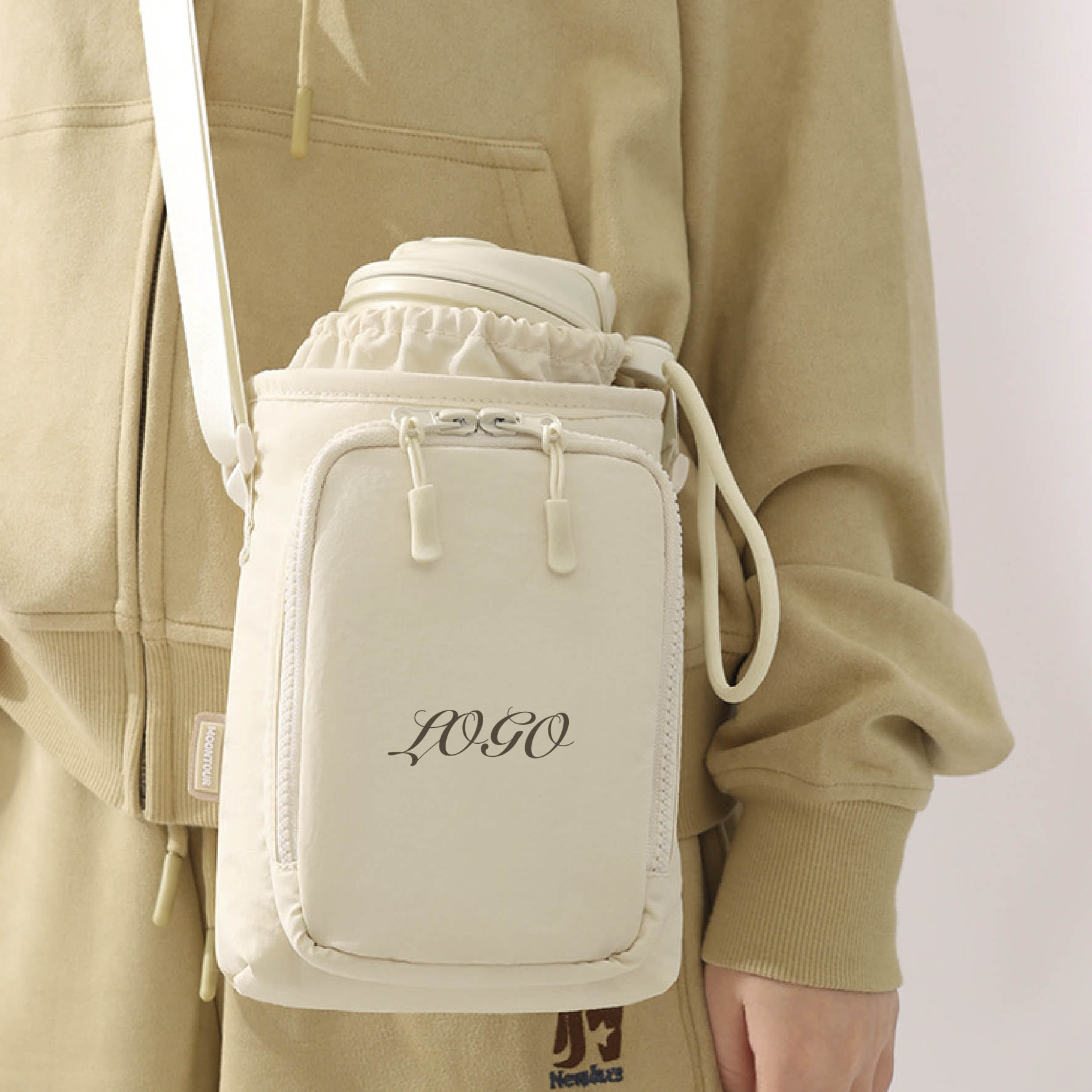 便攜休閒水壺挎包