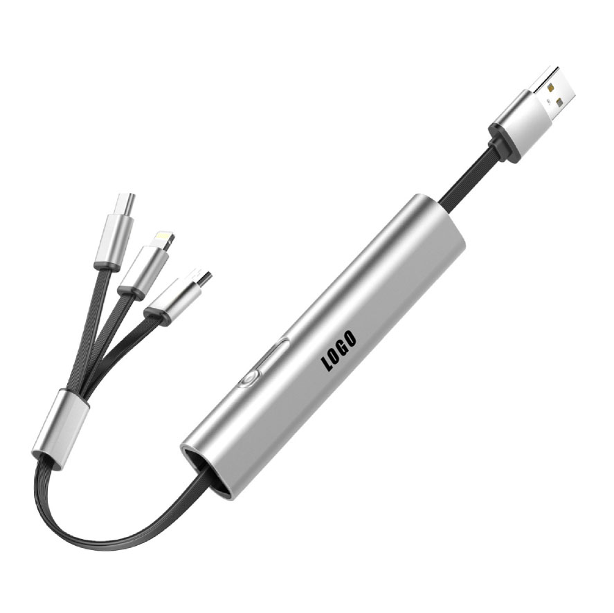 簡潔造型三合一充電線
